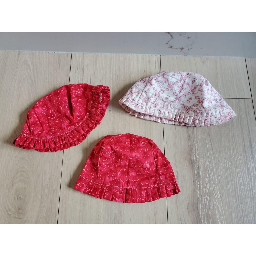 Longaberger Small Basket Liners Set 3 Floral Hearts Horizon Of Hope 2005 Cotton